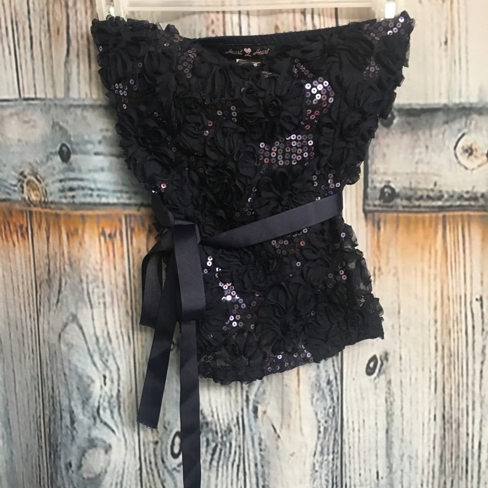 Fancy strapless shirt